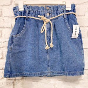 Pacsun Paperbag Waist Denim Skirt - Women's Medium